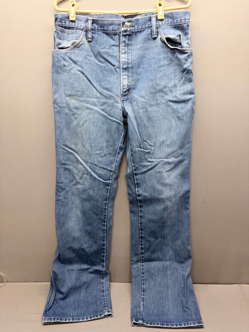 Vintage Sedgefield Do Nothing Jean 36x34 Made In USA Blue Denim Workwear 70s 80s